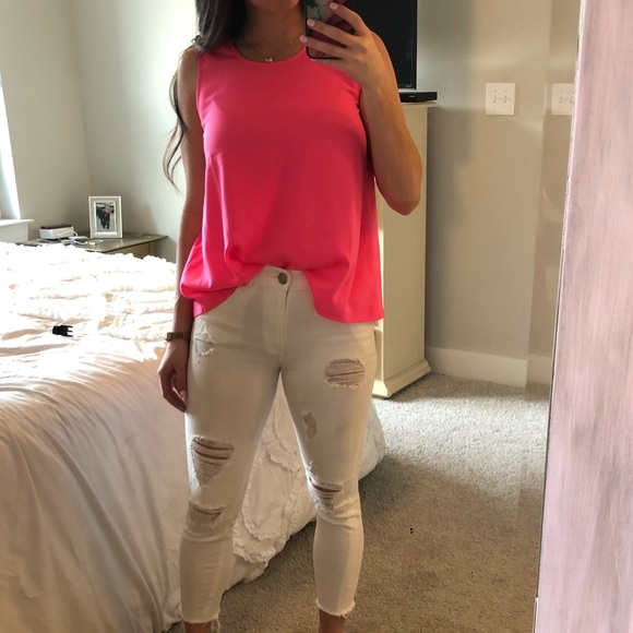 J. Crew Hot Pink tank! NEVER WORN WITH TAGS - Picture 3 of 6